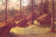 Albert Bierstadt Wooded Landscape USA oil painting artist